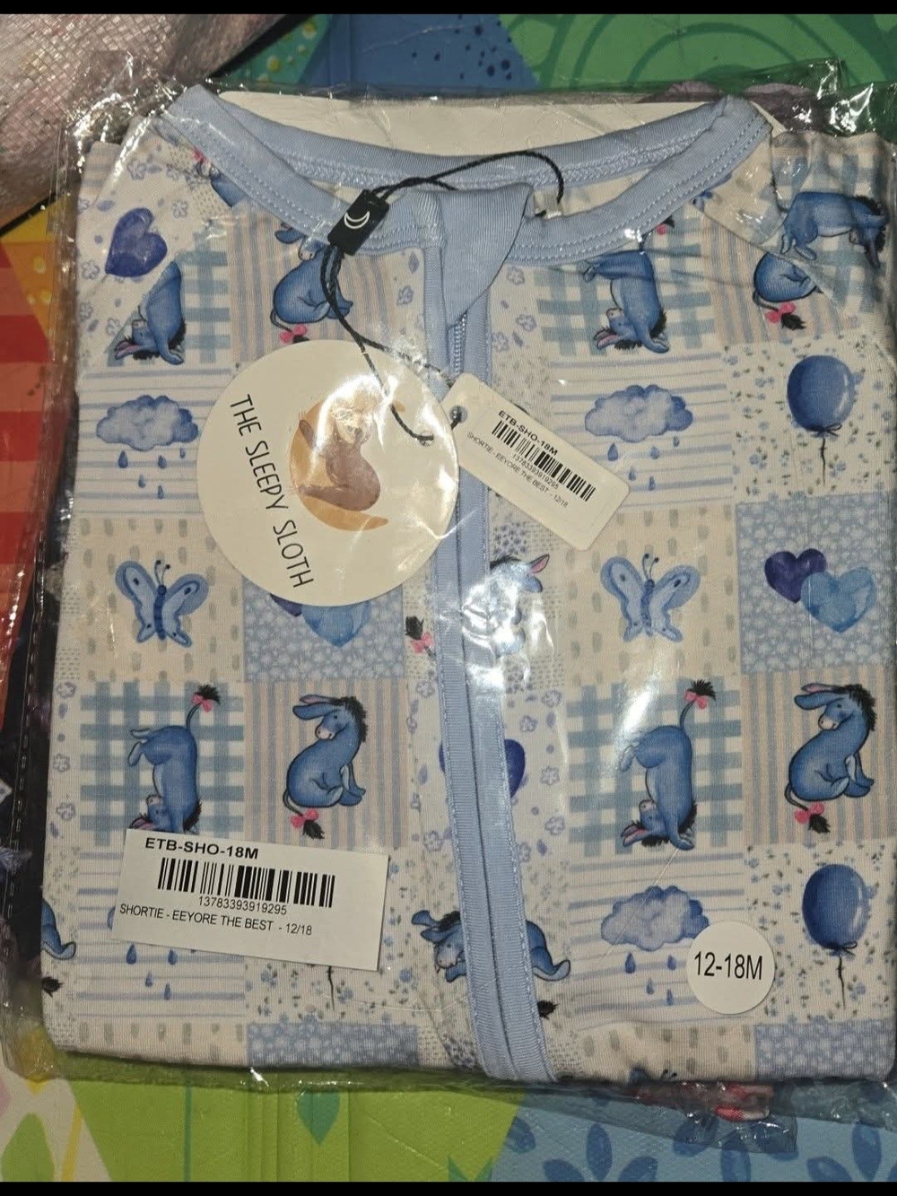 The Sleepy Sloth Eeyore The Best - One-Piece Bodysuit/shortie BAMBOO